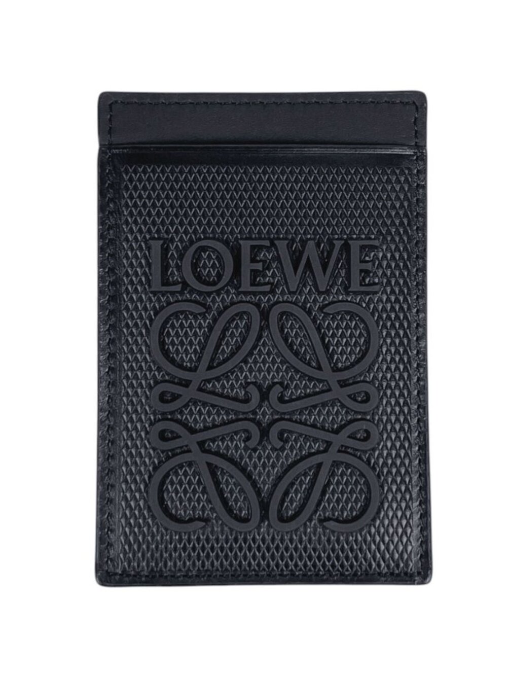 Loewe Card Case Anagram Leather Black